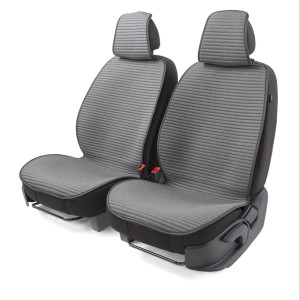 Накидки на передние сиденья "Car Performance", 2 шт., fiberflax CUS-1042 GY