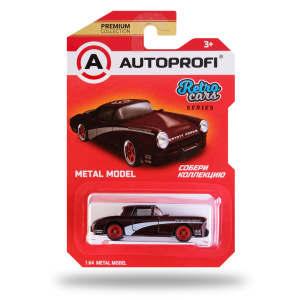Машинка коллекционная 1:64, Серия RETRO CARS, RET-001 RET-001 BR