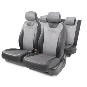 Чехлы на сиденья модельные алькантара VOLKSWAGEN JET-1Sd(03+)40-60 A BK/D.GY Чехлы на сиденья модельные алькантара VOLKSWAGEN JET-1Sd(03+)40-60 A BK/D.GY