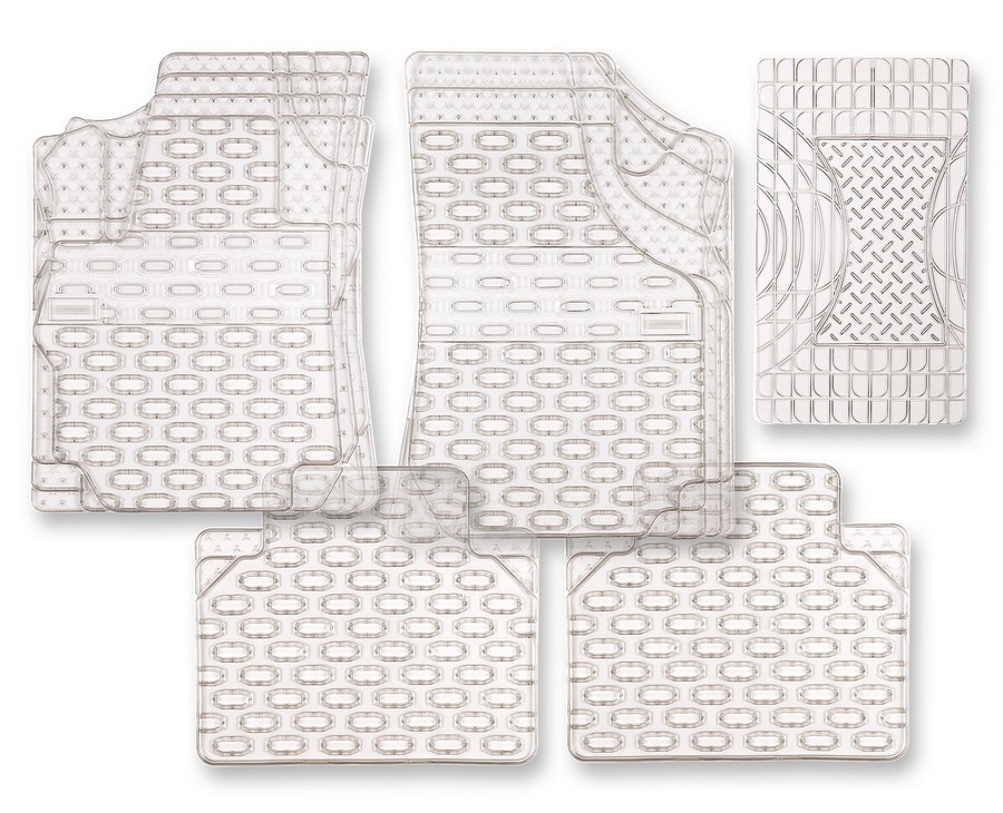 Прозрачные автомобильные коврики из ПВХ (комплект)